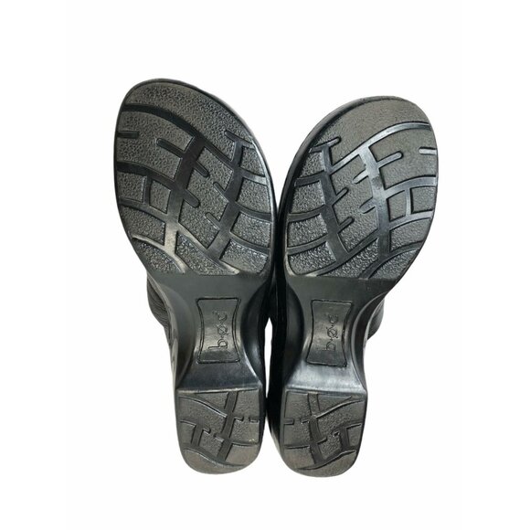 BOC Born Concepts Clogs Mules Comfort Black Leather Womens 9M Work - Picture 11 of 12
